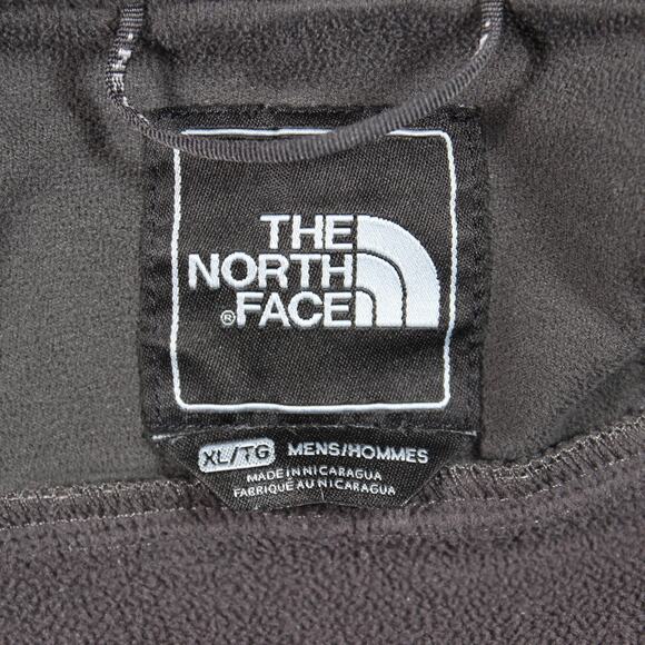 The North Face Apex Softshell Jacket Mens XL Gray/Black Wind Resistant Fleece - Picture 4 of 10